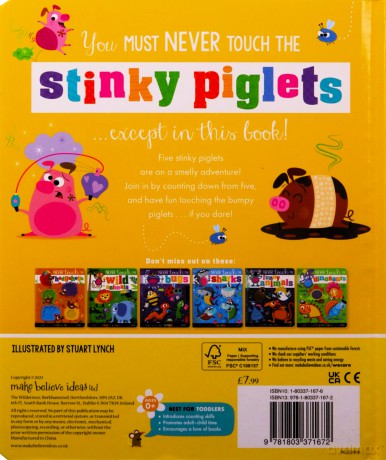 Never Touch The Stinky Piglets - Christie Hainsby [KSIĄŻKA]