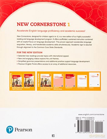 New Cornerstone Grade 1 Workbook - Pearson [KSIĄŻKA]