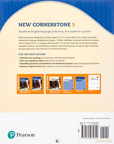 New Cornerstone Grade 5 Workbook - Pearson [KSIĄŻKA]