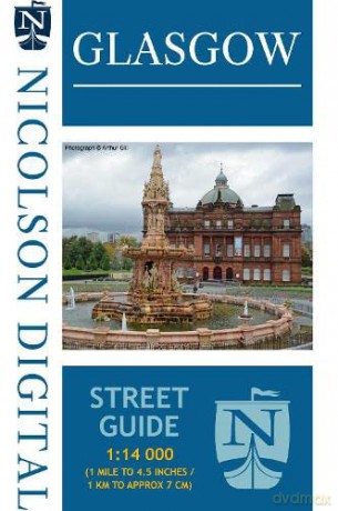 Nicolson Street Map Glasgow [KSIĄŻKA]