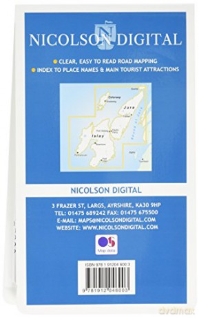 Nicolson Tourist Map Islay And Jura [KSIĄŻKA]