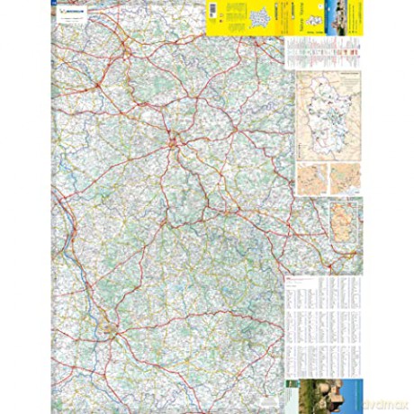 Nievre Yonne Michelin Local Map 319 - Michelin [KSIĄŻKA]