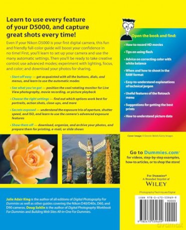 Nikon D5000 For Dummies - Julie Adair King [KSIĄŻKA]
