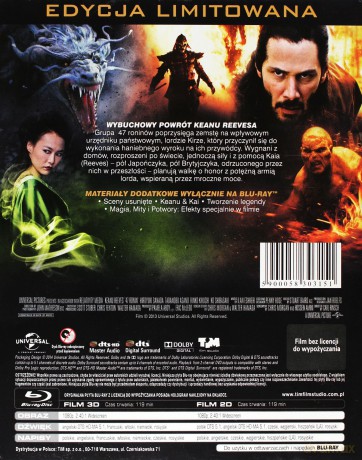 47 roninów (steelbook) [Blu-Ray 3D]+[Blu-Ray]
