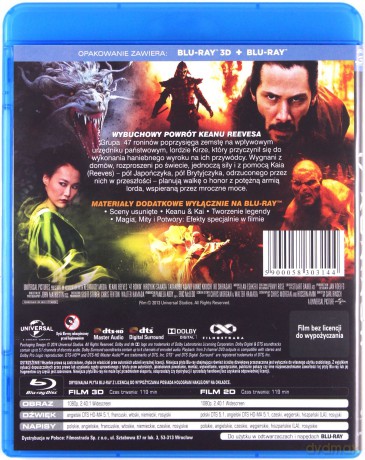 47 roninów 3D [Blu-Ray 3D]+[Blu-Ray]