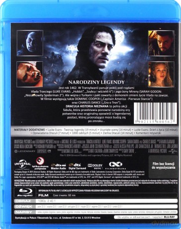 Dracula Historia nieznana [Blu-Ray]