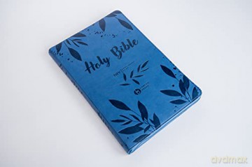 Niv Larger Print Denim Soft-Tone Bible - New International Ve [KSIĄŻKA]