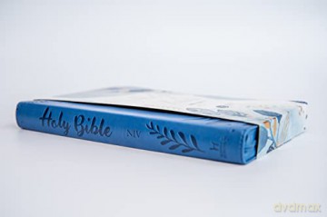 Niv Larger Print Denim Soft-Tone Bible - New International Ve [KSIĄŻKA]