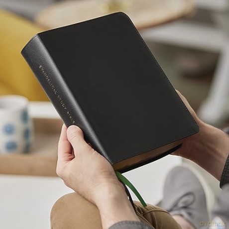 Nkjv Evangelical Study Bible Bonded Leat [KSIĄŻKA]