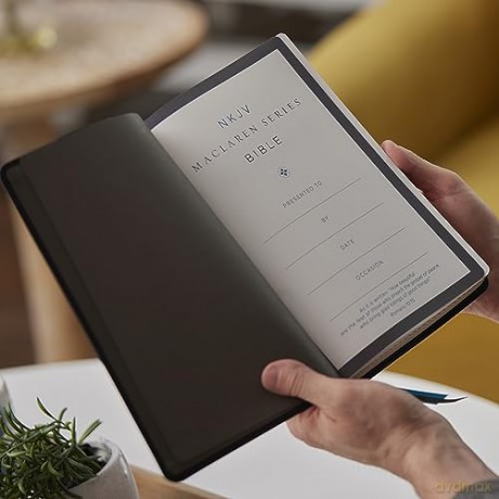 Nkjv Large Print Thinline Reference Bibl [KSIĄŻKA]
