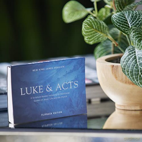 Nkjv Lukeacts Devotional Flipback Editio [KSIĄŻKA]