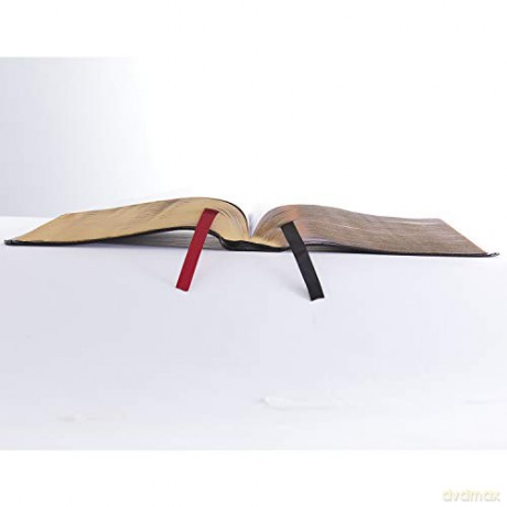Nkjv Open Bible Leathersoft Black Red Le [KSIĄŻKA]