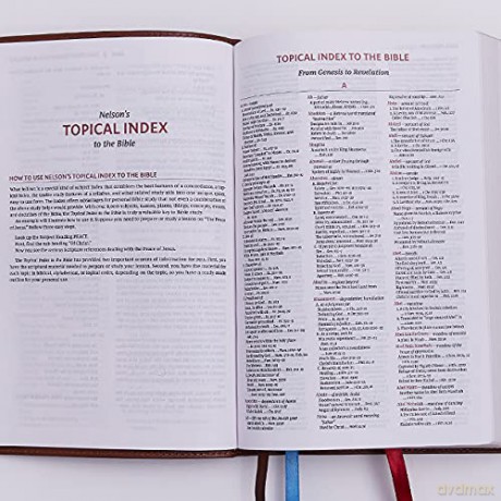 Nkjv Open Bible Leathersoft Black Red Le [KSIĄŻKA]
