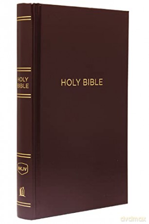 Nkjv Pew Bible Hardcover Burgundy Red Le [KSIĄŻKA]