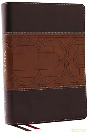Nkjv Study Bible Leathersoft Brown Fullc [KSIĄŻKA]