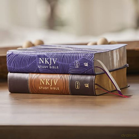 Nkjv Study Bible Leathersoft Brown Fullc [KSIĄŻKA]
