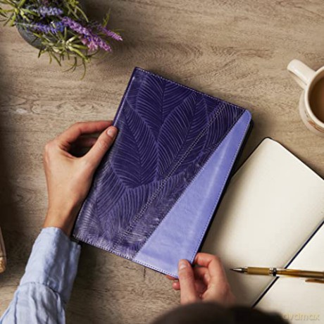 Nkjv Study Bible Leathersoft Purple Full [KSIĄŻKA]