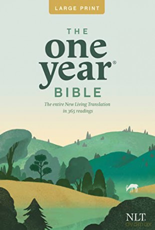 Nlt One Year Bible Slimline Large Print [KSIĄŻKA]