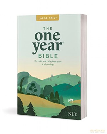 Nlt One Year Bible Slimline Large Print [KSIĄŻKA]