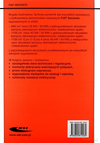 Fiat Seicento - Zembowicz Józef [KSIĄŻKA]