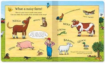 Noisy Farm Book Sound Book - Axel Scheffler [KSIĄŻKA]
