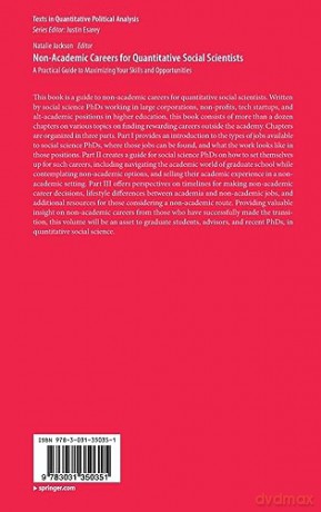 Nonacademic Careers For Quantitative Soc - Natalie Jackson [KSIĄŻKA]