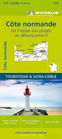 Normandy Coast Zoom Map 117 - Michelin [KSIĄŻKA]