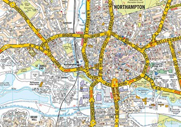 Northampton A-Z Pocket Street Map - A-Z Maps [KSIĄŻKA]
