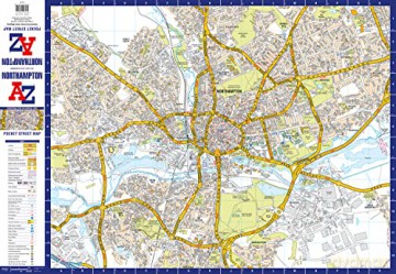Northampton A-Z Pocket Street Map - A-Z Maps [KSIĄŻKA]