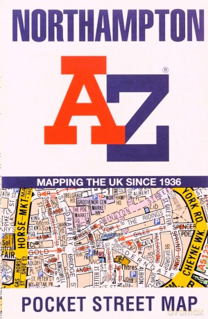 Northampton A-Z Pocket Street Map - A-Z Maps [KSIĄŻKA]