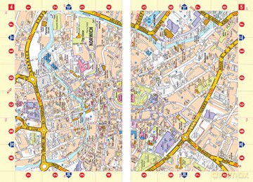 Norwich A-Z Street Atlas - A-Z Maps [KSIĄŻKA]