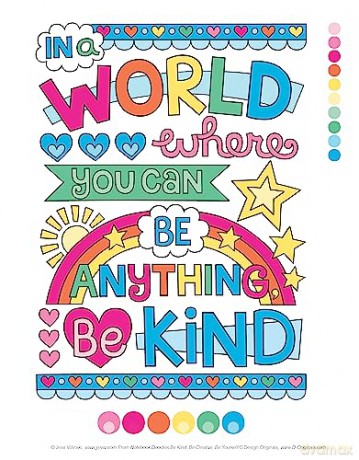Notebook Doodles Be Kind Be Creative - Jess Volinski [KSIĄŻKA]