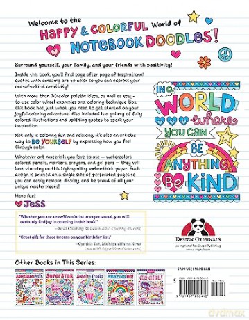 Notebook Doodles Be Kind Be Creative - Jess Volinski [KSIĄŻKA]