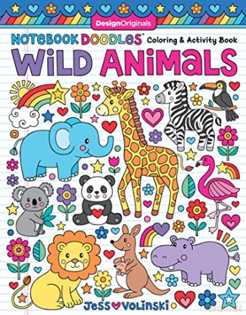 Notebook Doodles Wild Animals [KSIĄŻKA]