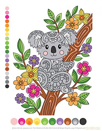 Notebook Doodles Wild Animals [KSIĄŻKA]