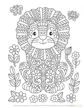 Notebook Doodles Wild Animals [KSIĄŻKA]