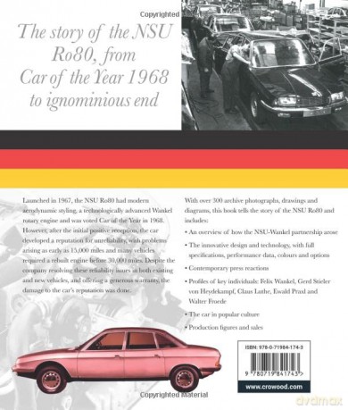 Nsu Ro80 The Complete Story - Martin Buckley [KSIĄŻKA]