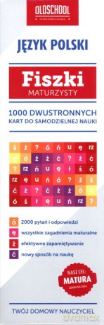 Fiszki Maturzysty J.Pol. 1000 Kart Do Sam.Nauk [KSIĄŻKA]