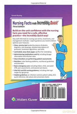 Nursing Facts Made Incredibly Quick 3e - Lippincott Williams [KSIĄŻKA]