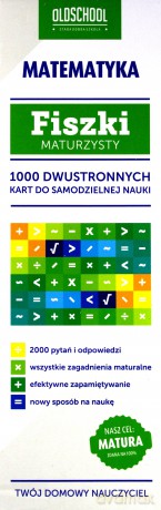 Fiszki Maturzysty Matemat 1000 Kart [KSIĄŻKA]