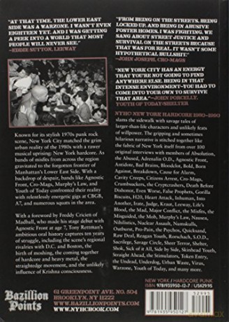 Nyhc New York Hardcore 1980-1990 - Tony Rettman [KSIĄŻKA]