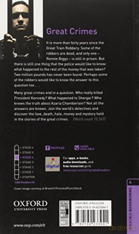 Obw3e Factfiles 4 Great Crimes - John Escott [KSIĄŻKA]