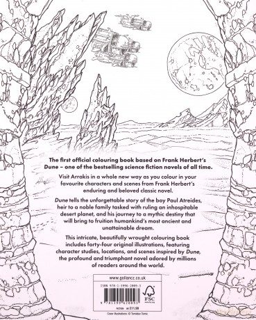 Official Dune Colouring Book - Frank Herbert [KSIĄŻKA]