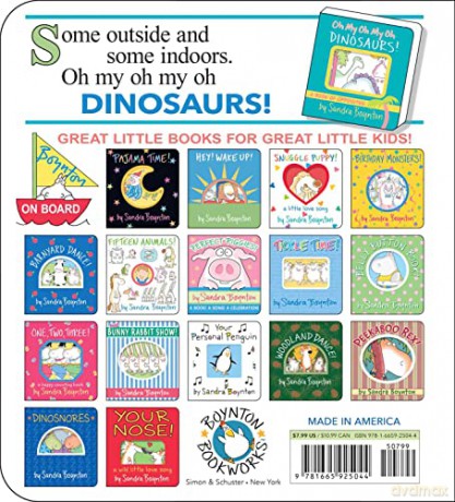 Oh My Oh My Oh Dinosaurs - Sandra Boynton [KSIĄŻKA]