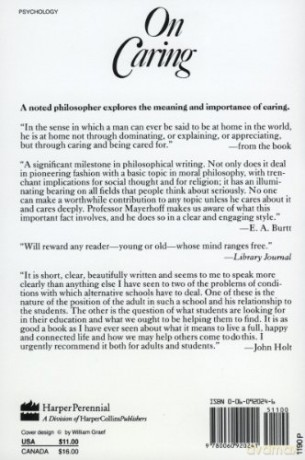 On Caring Ri - Milton Mayeroff [KSIĄŻKA]