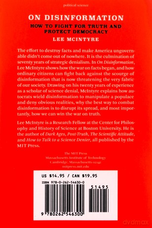 On Disinformation - Lee Mcintyre [KSIĄŻKA]