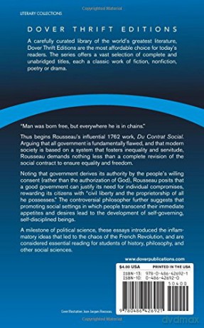 On The Social Contract - Rousseau Jea [KSIĄŻKA]