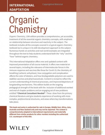 Organic Chemistry Thirteenth Edition [KSIĄŻKA]