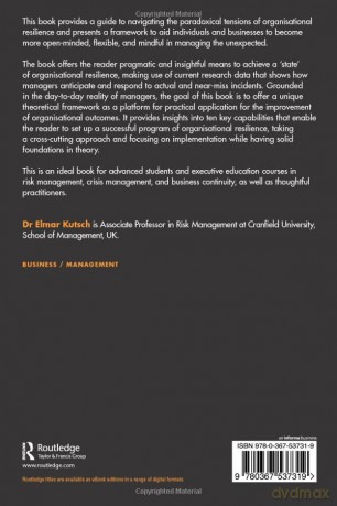 Organisational Resilience - Elmar Kutsch [KSIĄŻKA]