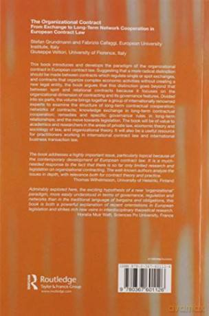 Organizational Contract - Stefan Grundmann [KSIĄŻKA]